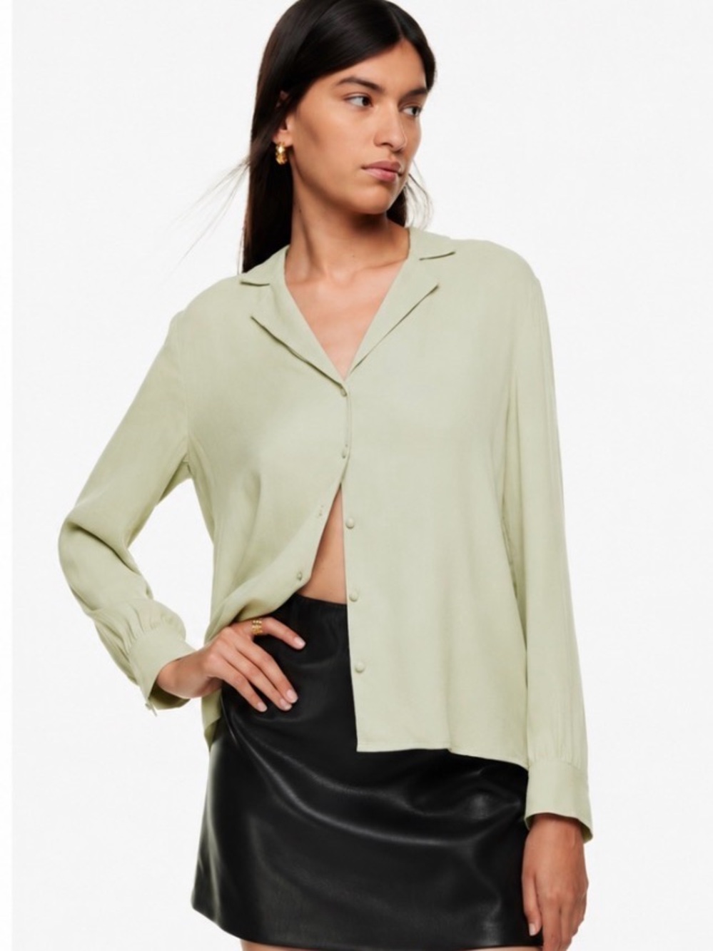 Wilfred Tulum Relaxed Button-Down Shirt